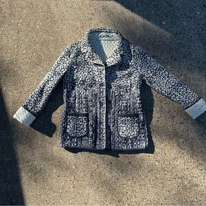 LADIES  SLIGHTLY USED VINTAGE LADI FANCY (MADE IN ITALY) REVERSIBLE QUILTED JACK